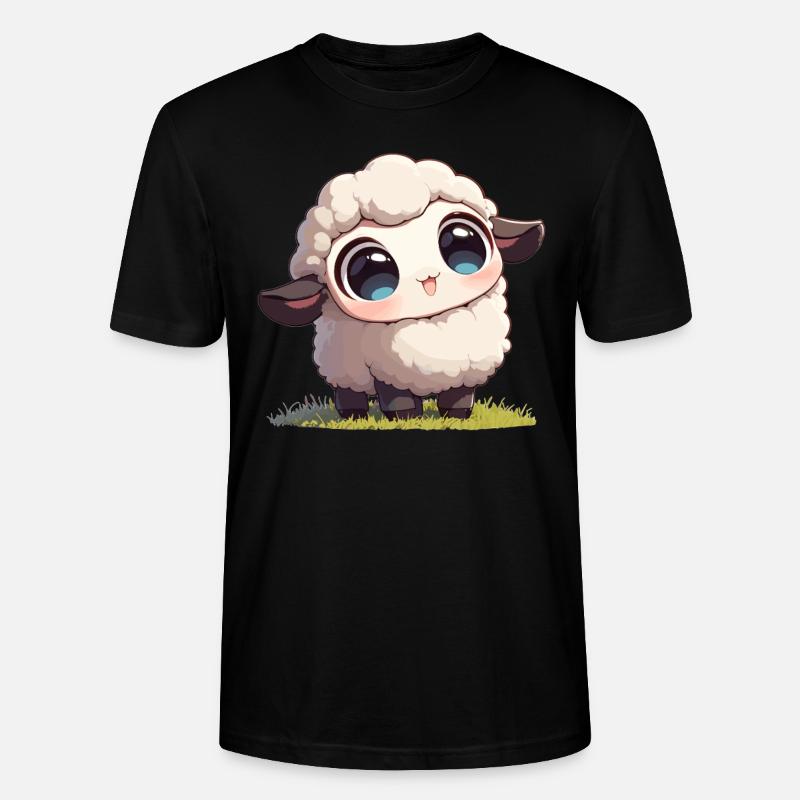 Schafe Schaf - Stanley/Stella Unisex Bio-T-Shirt CRAFTER - Schwarz