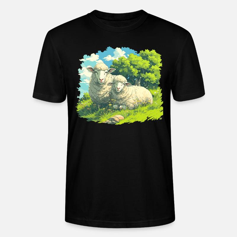 Mouton Mouton - T-shirt bio CRAFTER Stanley Stella Unisexe - noir