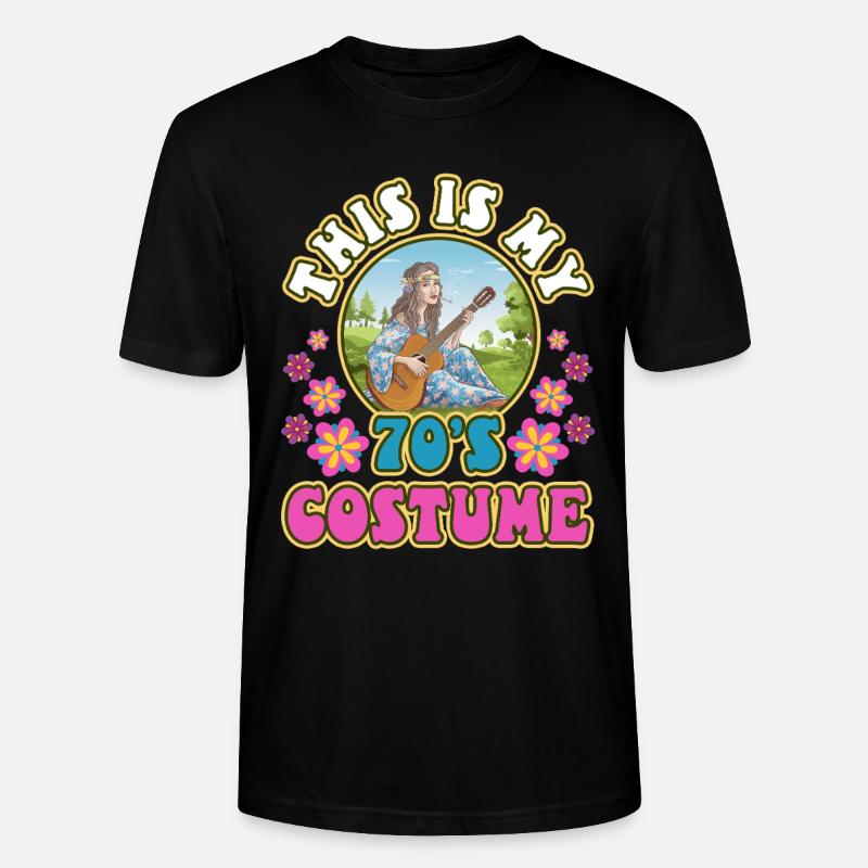 This Is My 70s Costume - Stanley/Stella Unisex Bio-T-Shirt CRAFTER - Schwarz