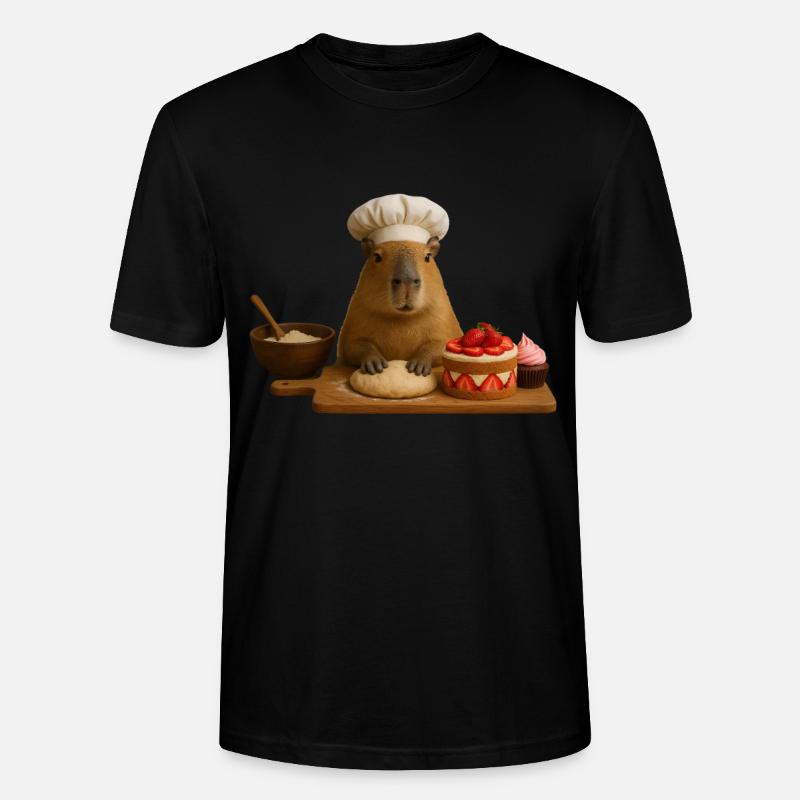 Cuisson du capybara - T-shirt bio CRAFTER Stanley Stella Unisexe - noir