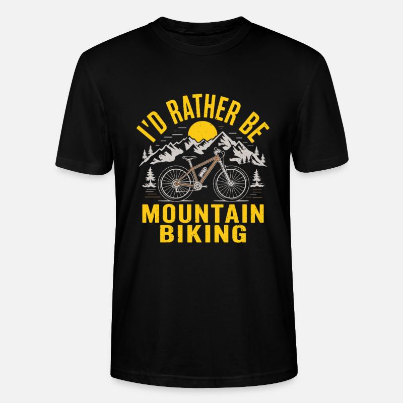 VTT Vélo Cyclisme - T-shirt bio CRAFTER Stanley Stella Unisexe - noir