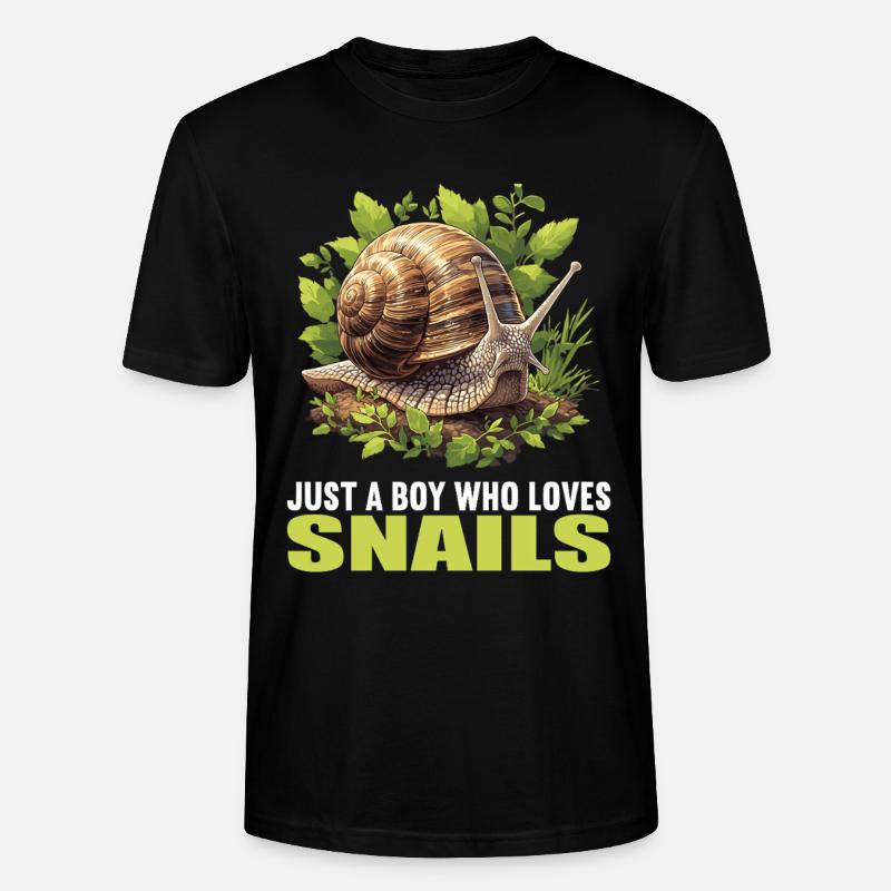 Escargots Escargot - T-shirt bio CRAFTER Stanley Stella Unisexe - noir