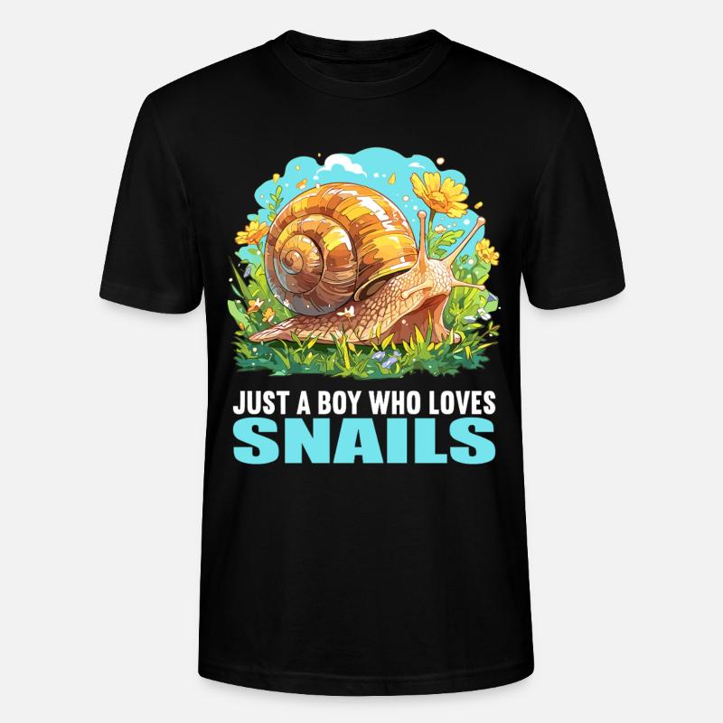 Escargots Escargot - T-shirt bio CRAFTER Stanley Stella Unisexe - noir