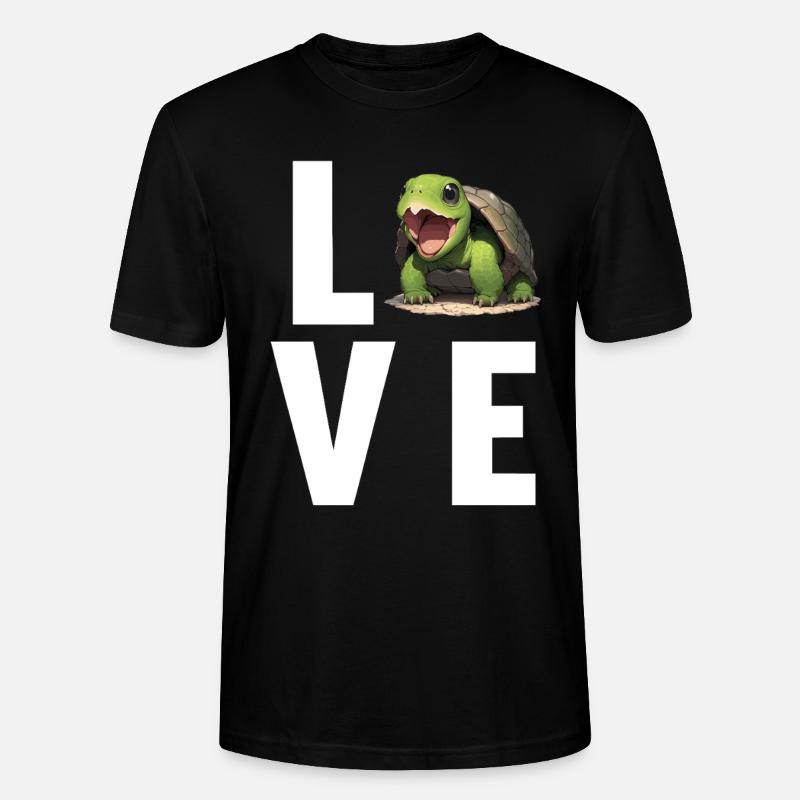 Snapping Turtles Snapping Turtle - Stanley/Stella CRAFTER Unisex Organic T-Shirt - black