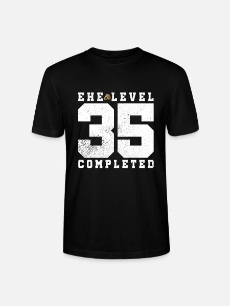 Ehe Level 35 Completed - Stanley/Stella Unisex Bio-T-Shirt CRAFTER - Schwarz