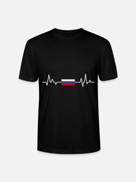 Russie - T-shirt bio CRAFTER Stanley Stella Unisexe - noir