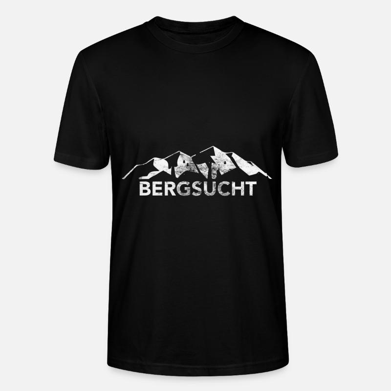 Bergsucht - (2) - Stanley/Stella Unisex Bio-T-Shirt CRAFTER - Schwarz