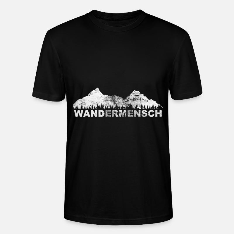 Wandermensch - (2) - Stanley/Stella Unisex Bio-T-Shirt CRAFTER - Schwarz