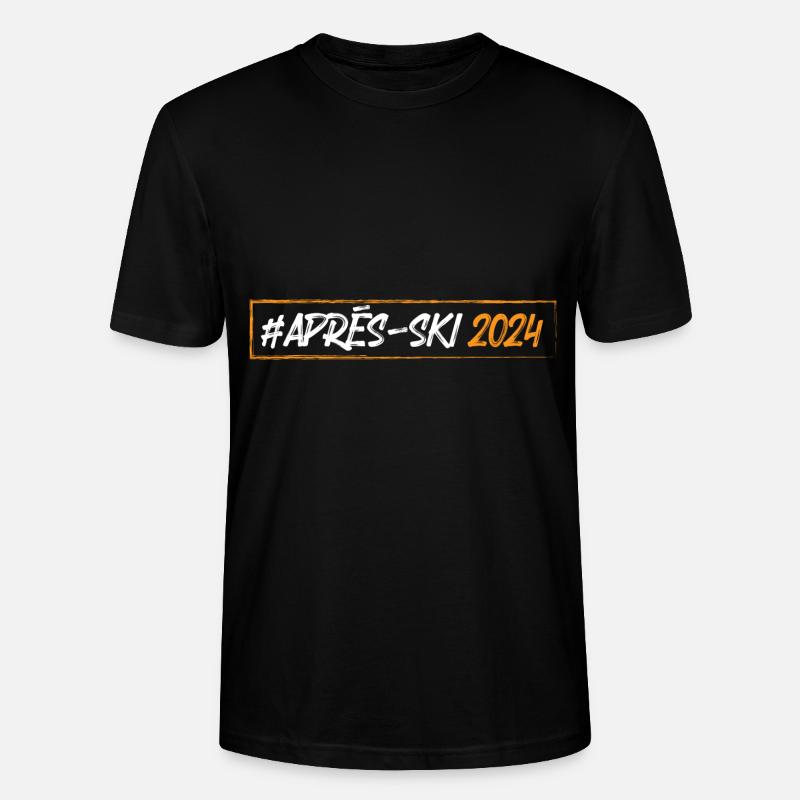 Apres Ski 2024 - Stanley/Stella Unisex Bio-T-Shirt CRAFTER - Schwarz