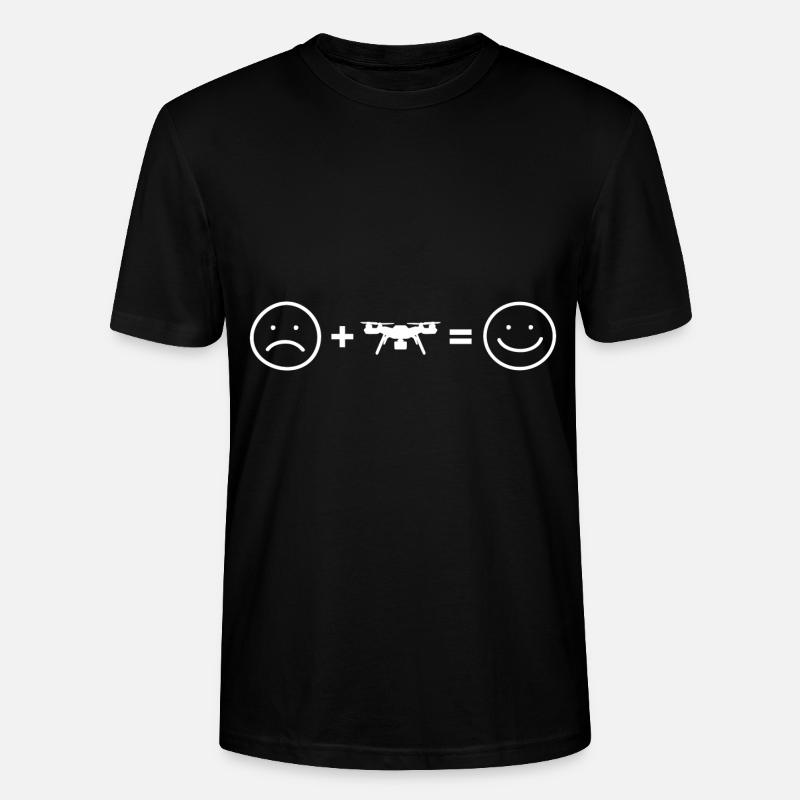 Drohne - Stanley/Stella Unisex Bio-T-Shirt CRAFTER - Schwarz