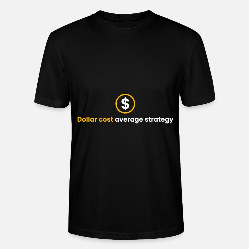 Dollar Cost Average Strategy - Stanley/Stella CRAFTER Unisex Organic T-Shirt - black