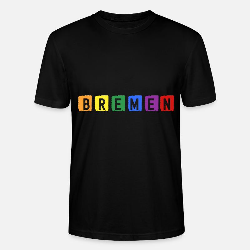 Bremen - Stanley/Stella Unisex Bio-T-Shirt CRAFTER - Schwarz