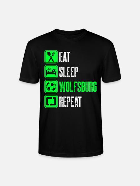 Repeat Wolfsburg - Stanley/Stella CRAFTER Unisex Organic T-Shirt - black