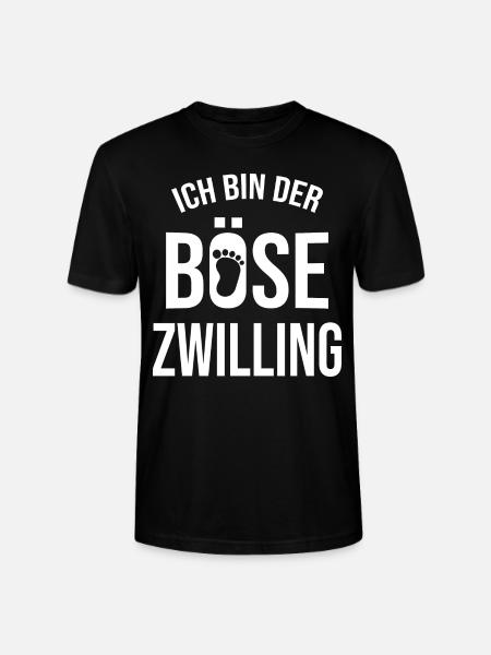Zwillinge Zwilling - Stanley/Stella Unisex Bio-T-Shirt CRAFTER - Schwarz