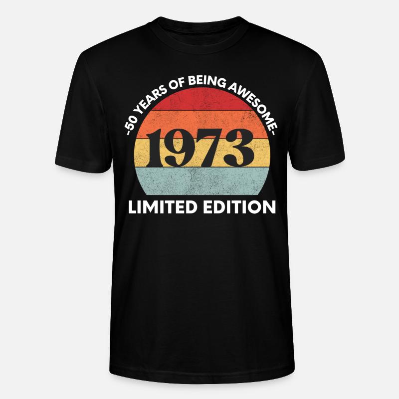Édition limitée de 1973 - T-shirt bio CRAFTER Stanley Stella Unisexe - noir