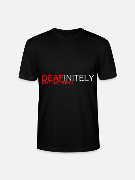 Ne pas écouter définitivement 3 - T-shirt bio CRAFTER Stanley Stella Unisexe - noir