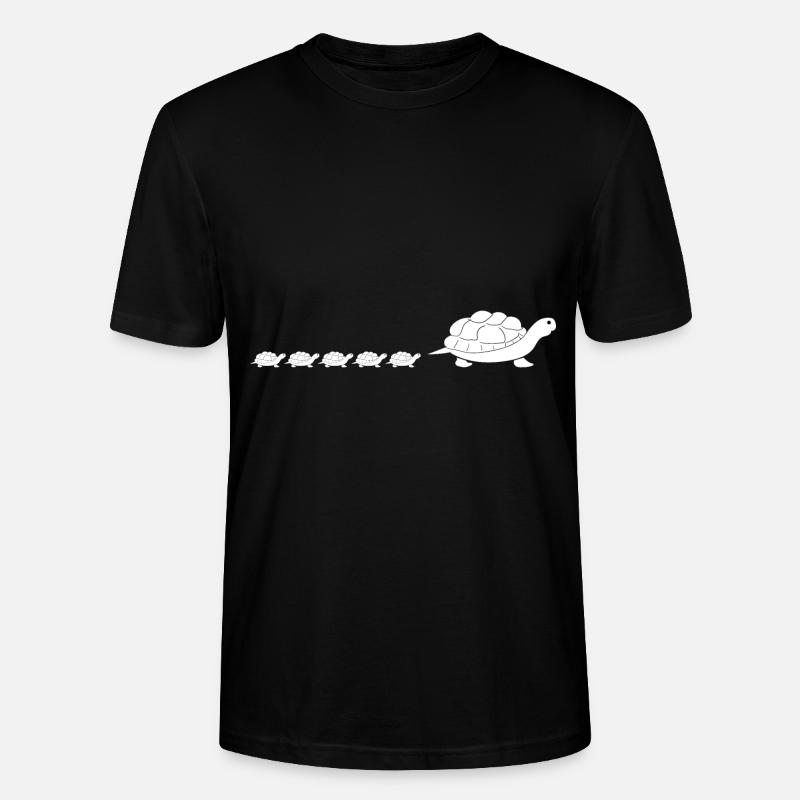 Turtle Turtle - Stanley/Stella CRAFTER Unisex Organic T-Shirt - black