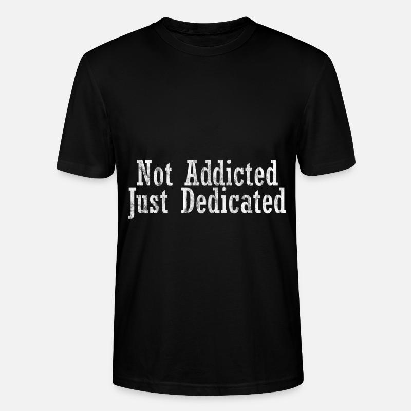 Pas accro juste dédié 3 - T-shirt bio CRAFTER Stanley Stella Unisexe - noir