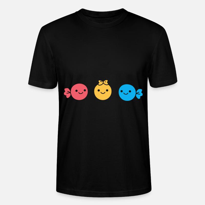 Süßigkeiten - Stanley/Stella Unisex Bio-T-Shirt CRAFTER - Schwarz