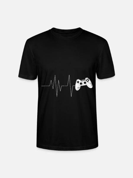 Gaming Retro Geschenkidee - Stanley/Stella Unisex Bio-T-Shirt CRAFTER - Schwarz