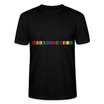 Braunschweig - Stanley/Stella Unisex Bio-T-Shirt CRAFTER - Schwarz - Vorne - Alina (178cm) & Michal (187cm)