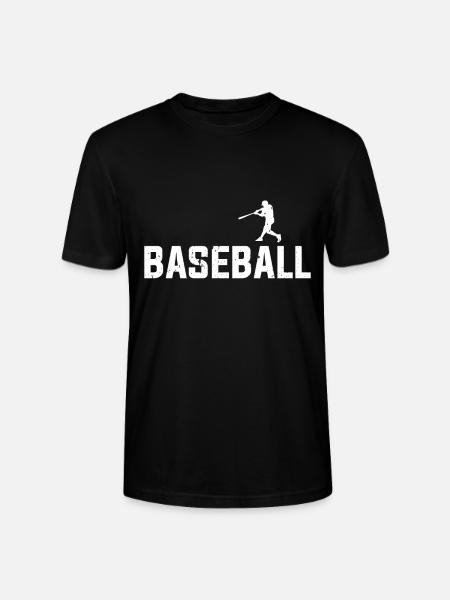 baseball - Stanley/Stella CRAFTER Unisex Organic T-Shirt - black