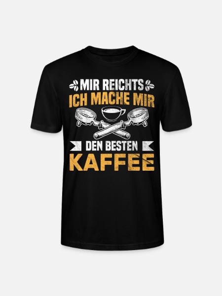 Barista Kaffee Geschenkidee - Stanley/Stella Unisex Bio-T-Shirt CRAFTER - Schwarz