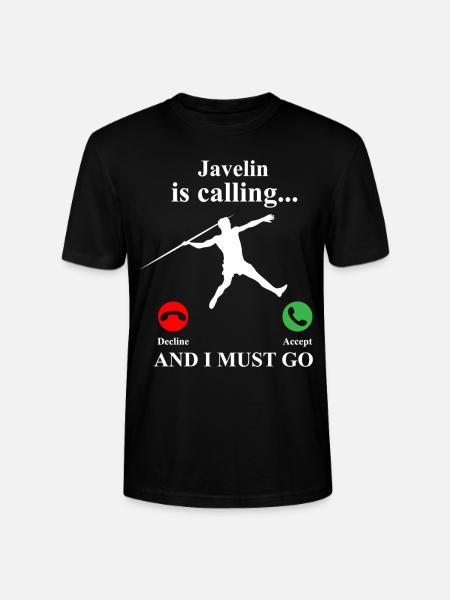 Lancer de lance athlète athlétisme - T-shirt bio CRAFTER Stanley Stella Unisexe - noir