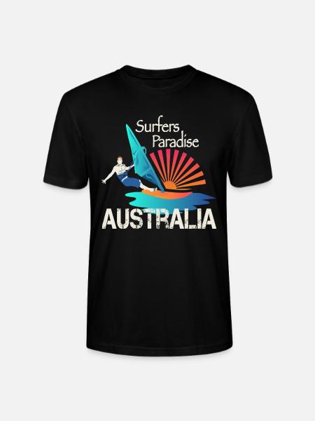 Surfers Paradise Surfer - Stanley/Stella Unisex Bio-T-Shirt CRAFTER - Schwarz
