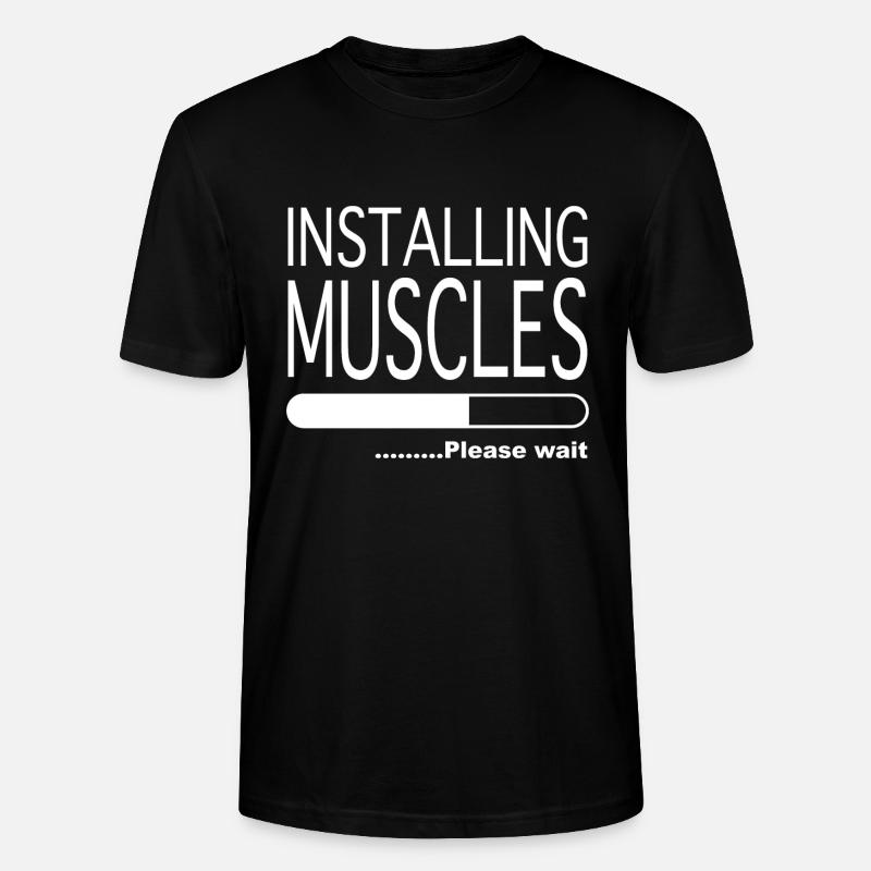 Installing Muscles please wait... - Stanley/Stella CRAFTER Unisex Organic T-Shirt - black
