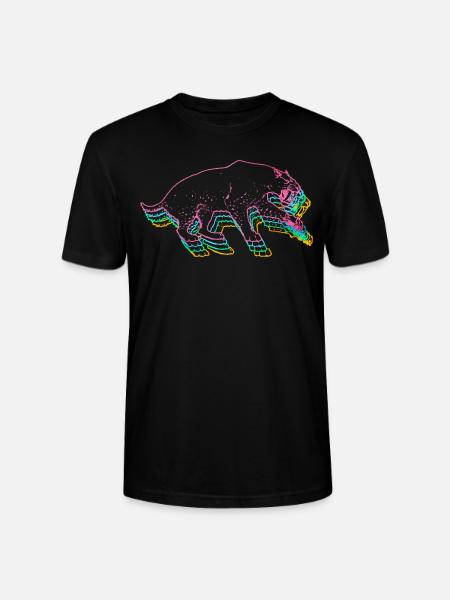 Säbelzahntiger - Stanley/Stella Unisex Bio-T-Shirt CRAFTER - Schwarz