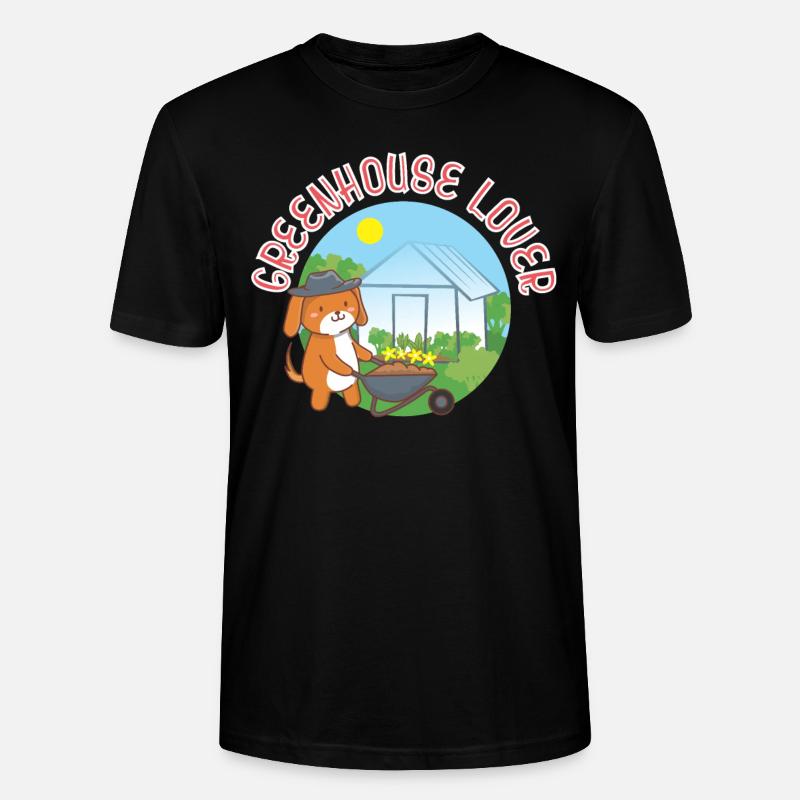 Liebhaber des Gewächshauses - Stanley/Stella Unisex Bio-T-Shirt CRAFTER - Schwarz