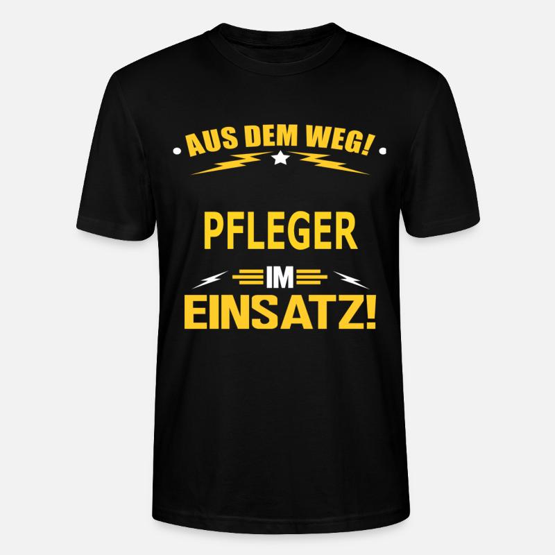 PFLEGER - Stanley/Stella Unisex Bio-T-Shirt CRAFTER - Schwarz
