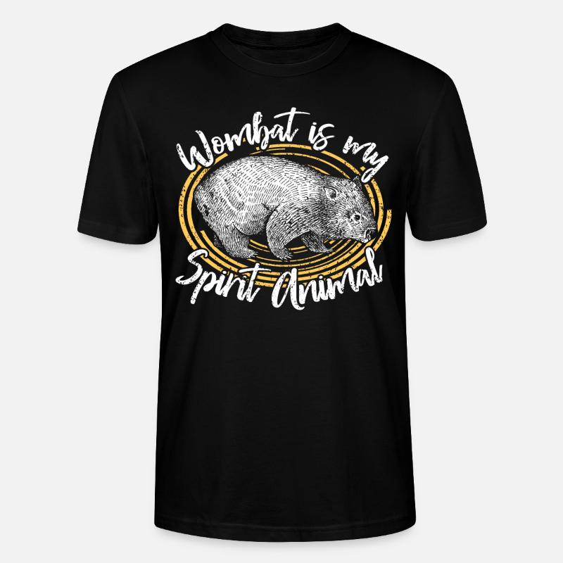 Wombat - T-shirt bio CRAFTER Stanley Stella Unisexe - noir