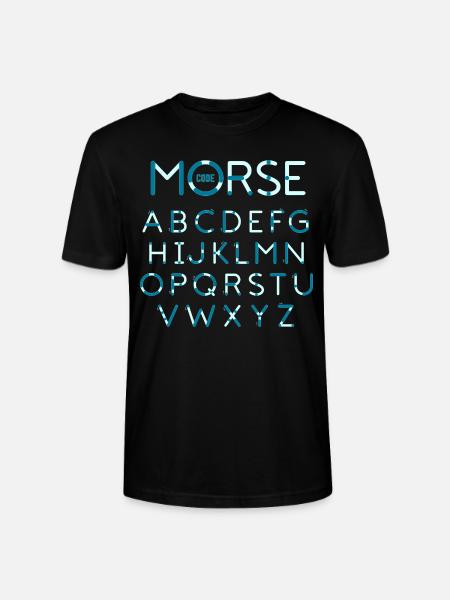 Morse Code Amateurfunker Funkamateur - Stanley/Stella Unisex Bio-T-Shirt CRAFTER - Schwarz