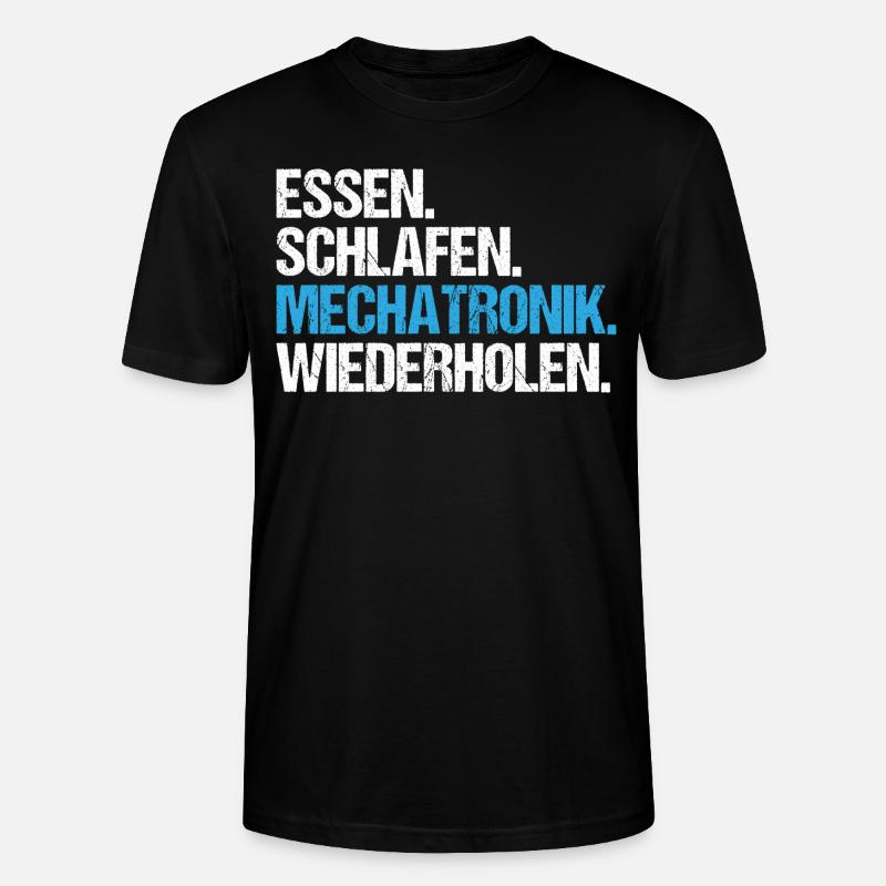 Mechatroniker Mechatronik Mechatronics Engineer - Stanley/Stella Unisex Bio-T-Shirt CRAFTER - Schwarz