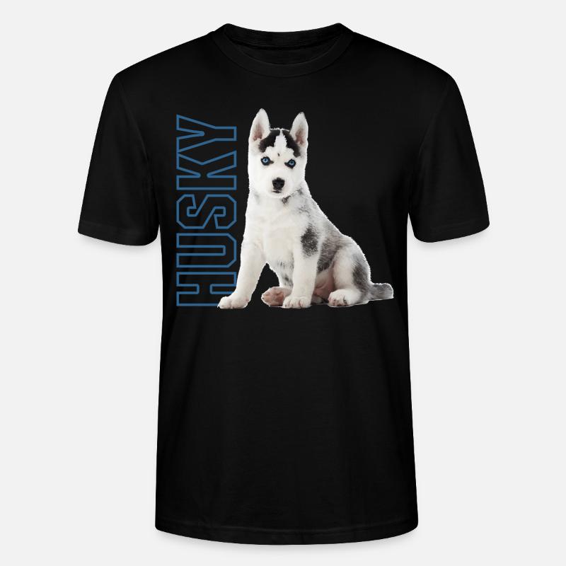 Husky - Stanley/Stella Unisex Bio-T-Shirt CRAFTER - Schwarz