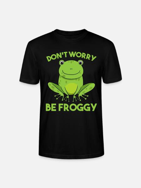 Frosch - Stanley/Stella Unisex Bio-T-Shirt CRAFTER - Schwarz