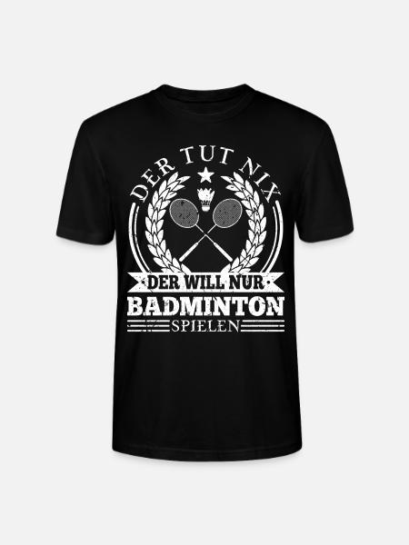 Badminton Schläger Federball - Stanley/Stella Unisex Bio-T-Shirt CRAFTER - Schwarz