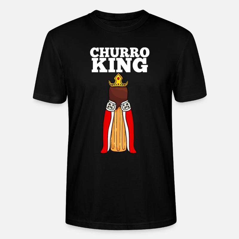 Churro Geschenk Mexico Essen - Stanley/Stella Unisex Bio-T-Shirt CRAFTER - Schwarz