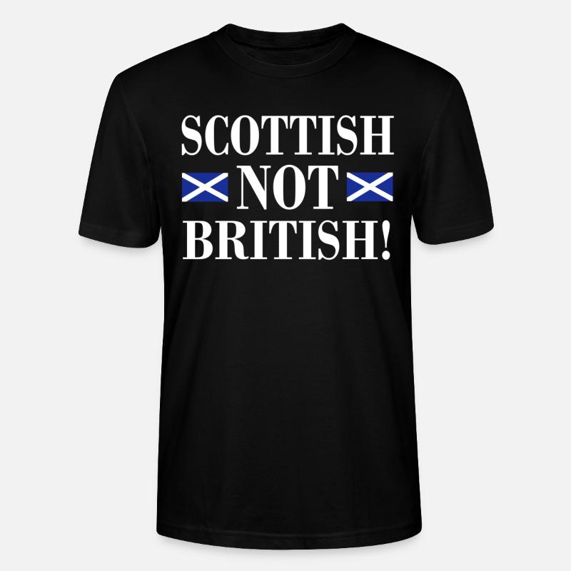 Schottisch nicht britisch - Stanley/Stella Unisex Bio-T-Shirt CRAFTER - Schwarz