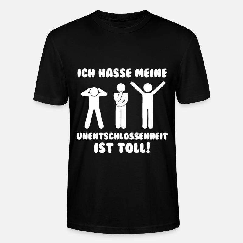 Lustger Spruch Geschenkidee - Stanley/Stella Unisex Bio-T-Shirt CRAFTER - Schwarz