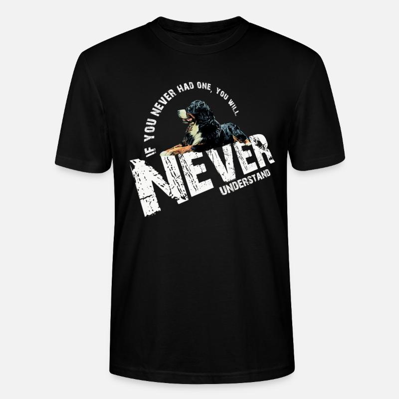 Bouvier bernois - T-shirt bio CRAFTER Stanley Stella Unisexe - noir
