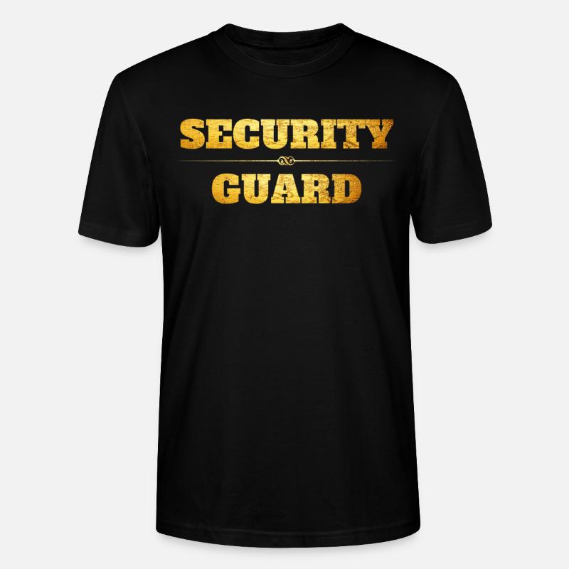 Security Guard - Stanley/Stella Unisex Bio-T-Shirt CRAFTER - Schwarz