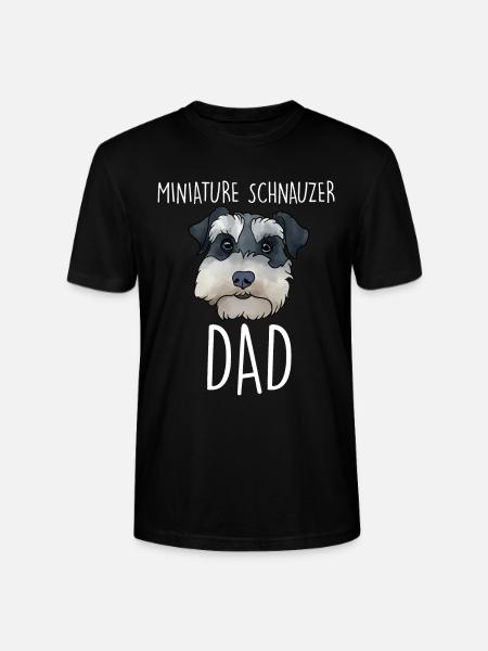 Zwergschnauzer - Stanley/Stella Unisex Bio-T-Shirt CRAFTER - Schwarz