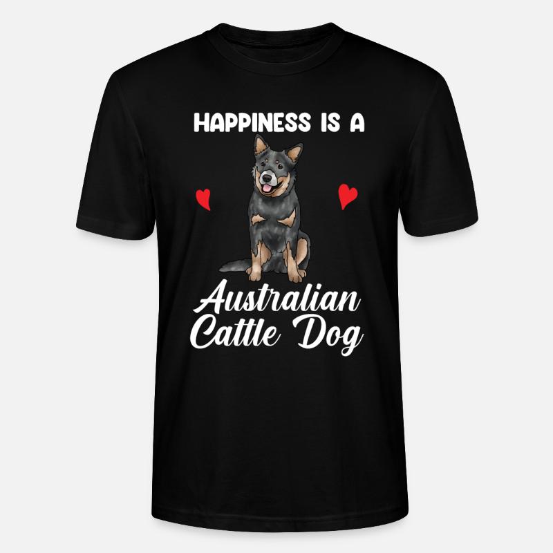 Australian Cattle Dog - Stanley/Stella Unisex Bio-T-Shirt CRAFTER - Schwarz