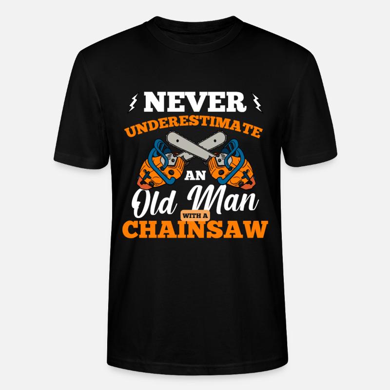 Cadeau à la tronçonneuse - T-shirt bio CRAFTER Stanley Stella Unisexe - noir