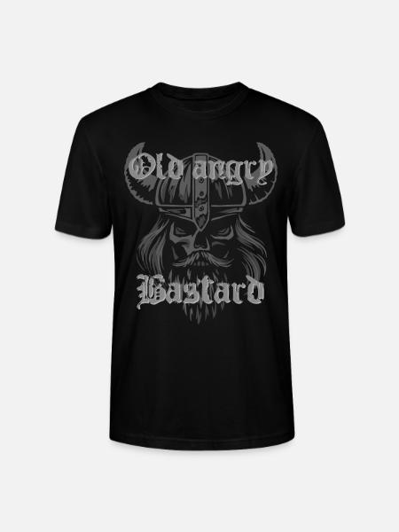 Old angry Bastard - Stanley/Stella Unisex Bio-T-Shirt CRAFTER - Schwarz