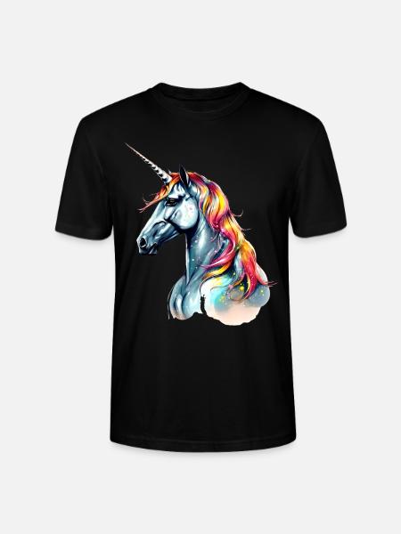 Magical Unicorn Gift Humor Magic Horse - Stanley/Stella CRAFTER Unisex Organic T-Shirt - black