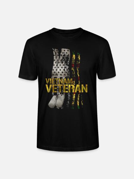 Vietnam Veteran - Stanley/Stella CRAFTER Unisex Organic T-Shirt - black